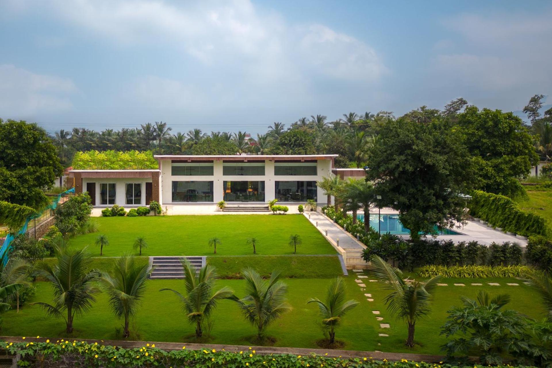Natures Odyssey By Stayvista - Amidst Lush Greenery With Outdoor Pool And Indoor Activities Chinchavli Eksteriør bilde